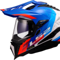 LS2 MX701 EXPLORER HEXA WHITE BLUE RED-06 S