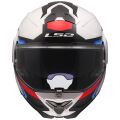 LS2 FF910 ADVANT II TRIPLE WHITE BLUE RED XS