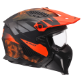 LS2 OF606 DRIFTER GAS GREY ORANGE-06 XXL