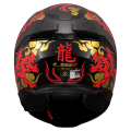 LS2 FF808 STREAM II DRAKO BLACK RED-06 XXS
