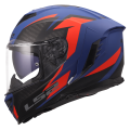 LS2 FF818 STORM III DYNAMO BLUE RED XXL