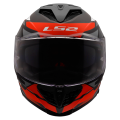 LS2 FF818 STORM III KOMAI BLACK RED XS