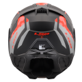 LS2 FF910 ADVANT II GLIDE BLACK GREY RED S