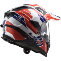 LS2 MX701 EXPLORER ATLANTIS G.WHITE RED BLUE S