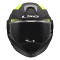 LS2 FF901 ADVANT X NOVA MATT BLACK H-V YELLOW-06 XL