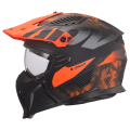 LS2 OF606 DRIFTER GAS GREY ORANGE-06 XXL