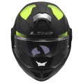 LS2 FF901 ADVANT X NOVA MATT BLACK H-V YELLOW-06 XL