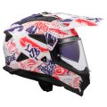 LS2 MX702 PIONEER II FANTASY WHITE RED BLUE-06 L