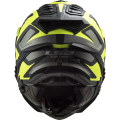 LS2 MX701 EXPLORER ALTER MATT BLACK H-V YELLOW XS