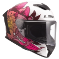 LS2 FF820 RAPID III POPPIES II WHITE PINK L