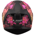 LS2 FF820 RAPID III POPPIES II BLACK PINK XL