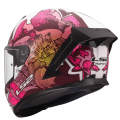 LS2 FF820 RAPID III POPPIES II WHITE PINK L