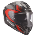 LS2 FF817 CHALLENGER II VIPER GREY RED XS