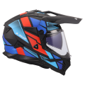 LS2 MX702 PIONEER II BLOCK BLACK RED BLUE-06 XL