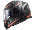 LS2 FF800 STORM RACER TITANIUM FLUO ORANGE