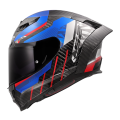 LS2 FF807 DRAGON TRAX BLUE RED