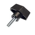 KNOB, PLASTIC-BLK