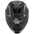 LS2 FF818 STORM III DYNAMO BLACK H-V YELLOW