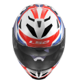 LS2 FF818 STORM III KOMAI WHITE BLUE RED
