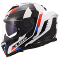 LS2 FF818 STORM III SPORTY WHITE BLUE RED