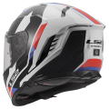 LS2 FF818 STORM III SPORTY WHITE BLUE RED