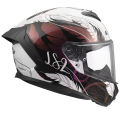 LS2 FF820 RAPID III BOHO WHITE BLACK PINK