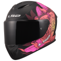 LS2 FF820 RAPID III POPPIES II BLACK PINK