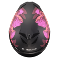 LS2 FF820 RAPID III POPPIES II BLACK PINK