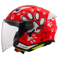 LS2 OF622 FUNNY II PAWS RED