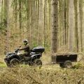 SHARK WOOD 550-G2, vozík za čtyřkolku, černý