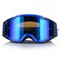 LS2 CHARGER PRO GOGGLE BLUE WITH IRIDIUM VISOR