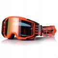 LS2 CHARGER PRO GOGGLE H-V ORANGE WITH IRIDIUM VISOR