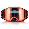 LS2 CHARGER PRO GOGGLE H-V ORANGE WITH IRIDIUM VISOR