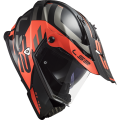 LS2 MX436 Pioneer EVO ADVENTURER Matt Black Orange