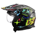 LS2 OF606 DRIFTER RAYZ BLACK BLUE-06