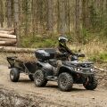 SHARK WOOD 550-G2, vozík za čtyřkolku, černý