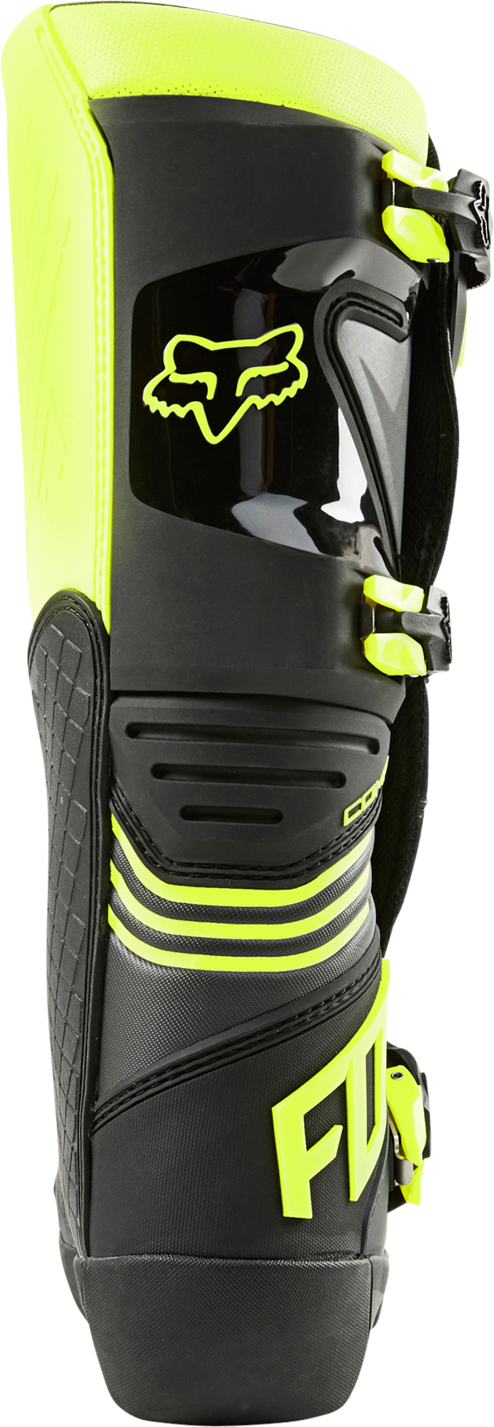 FOX Comp Boot - 12, BLACK/YELLOW MX