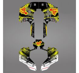 GRAPHIC STICKER KIT for Segway AT5-L green