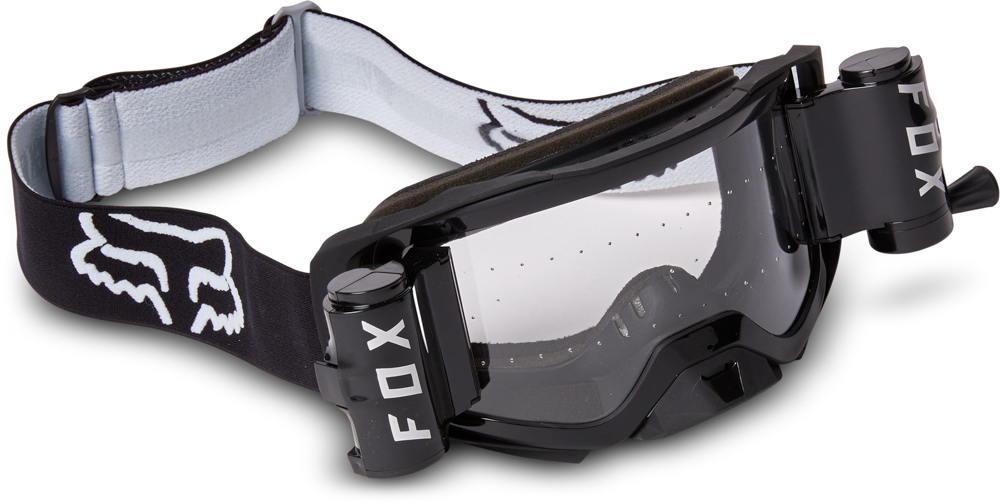 FOX Airspace Stray Roll Off Goggle  - OS, Black MX23
