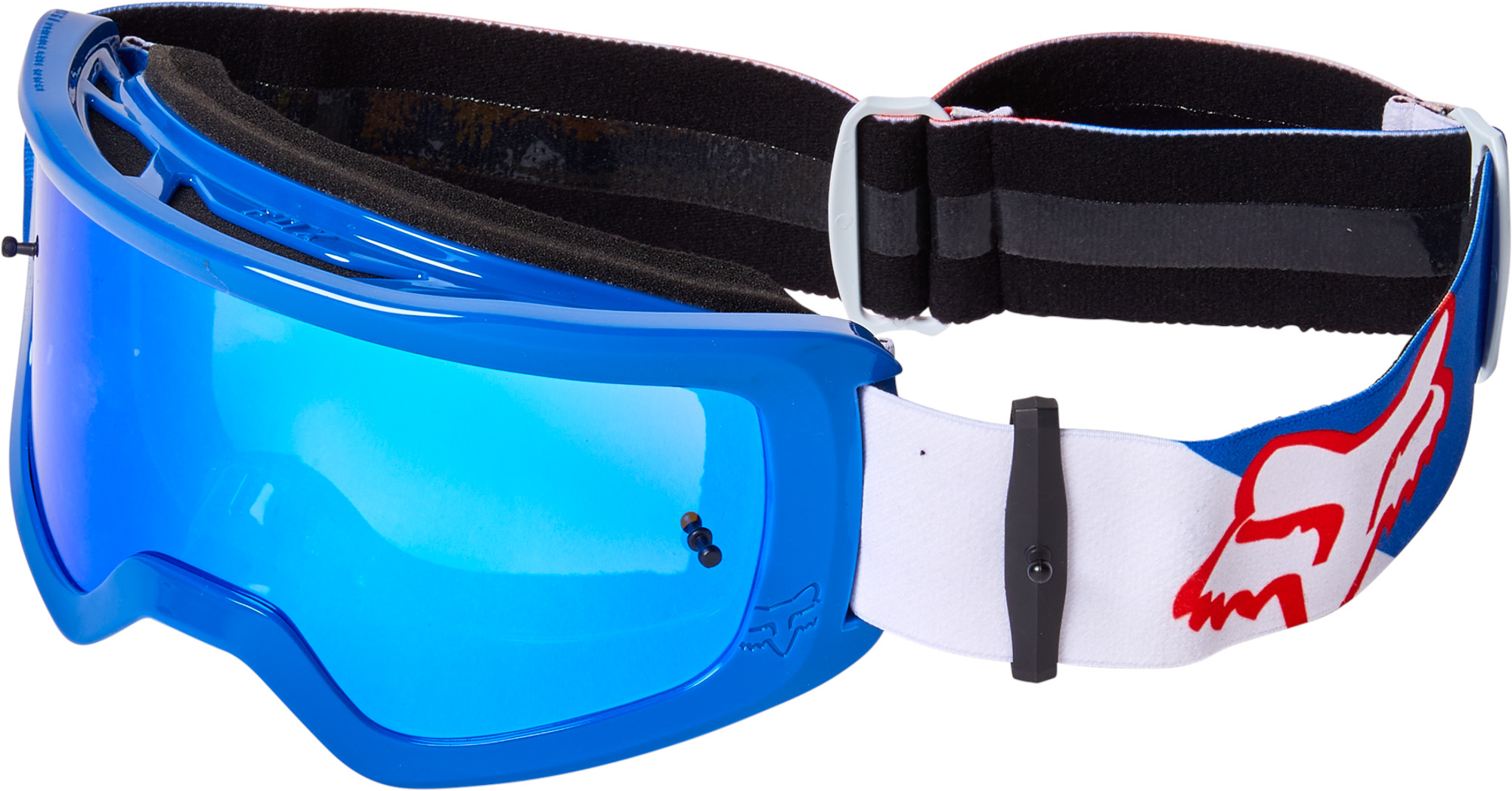 FOX Main Skew Goggle - Spark - OS, WHITE/RED/BLUE MX