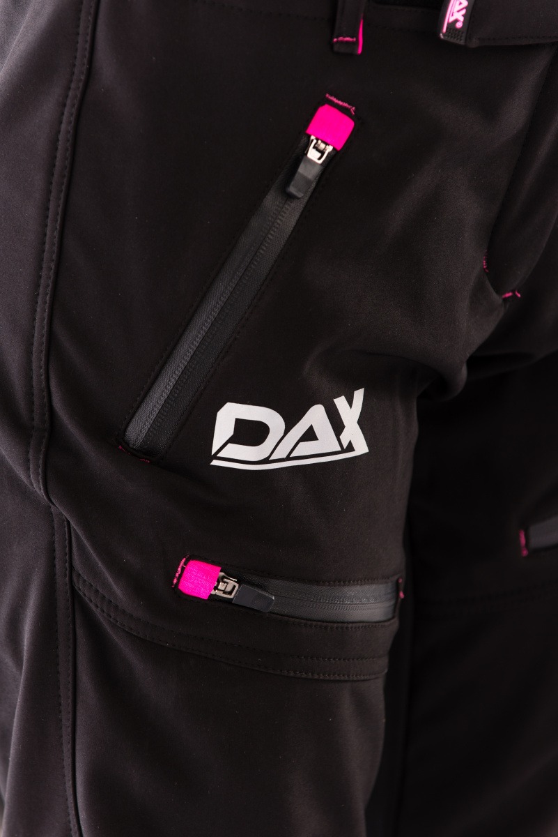 DAX LADY kalhoty, SoftShell, s chrániči