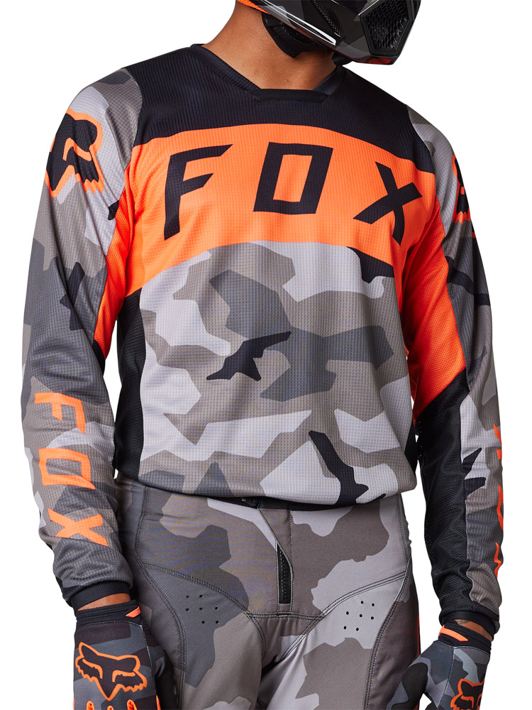 FOX 180 Bnkr Jersey  - 2XL, Grey Camo MX23