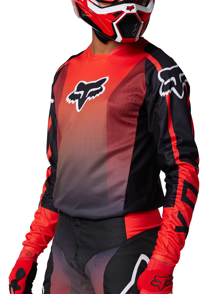FOX 180 Leed Jersey  - S, Fluo RED MX23