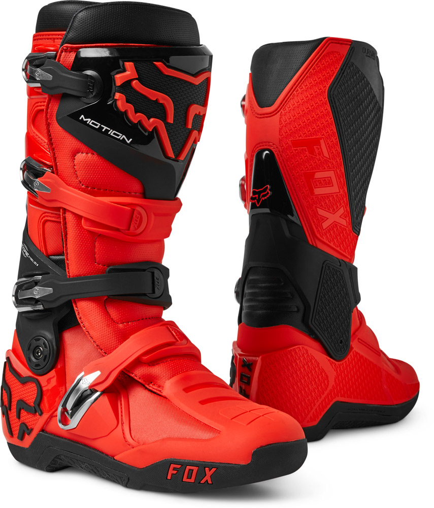 FOX Motion Boot  - 10, Fluo RED MX23