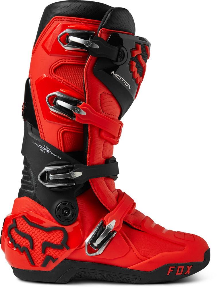 FOX Motion Boot  - 10, Fluo RED MX23