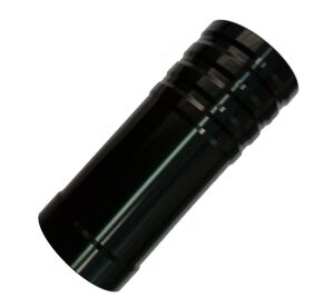Reservoir: (T) (1.834 Bore, 4.000 TLG) Al 6061, Black Ano III, Threaded ID, Multi step CD,