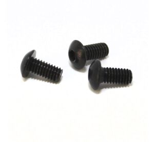 Fastener, Standard (Metric): Screw (M4 x 0.7 x 8mm) Buttonhead, 10.9 Grade Steel, Black