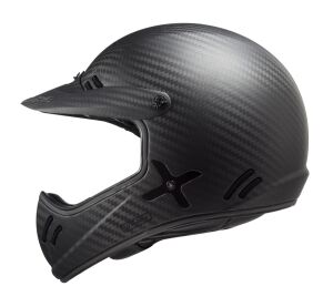 LS2 MX471 XTRA SINGLE MONO MATT CARBON