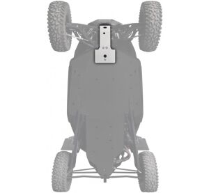 XRW FRONT DIFF SKID PLATE ALUM - POLARIS RZR PRO R