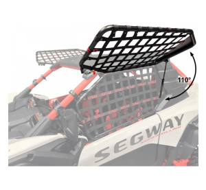 XRW UPPER DOOR with BLACK/WHITE NETS - SEGWAY SUPER VILLAIN SX20 (compatible with original cage)